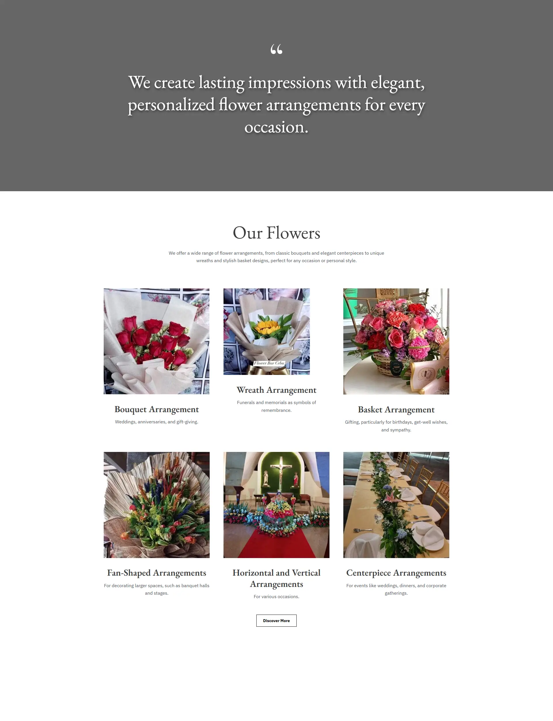 Home flower bar cebu 2